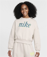 NIKE ナイキ トレーナー キッズ クルーネック スウェット フリース アップリケ 裏起毛 FZ5566-072