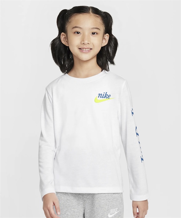 NIKE ナイキ 長袖 Tシャツ キッズ ロンT クルーネック スリーブロゴ 36M307-001