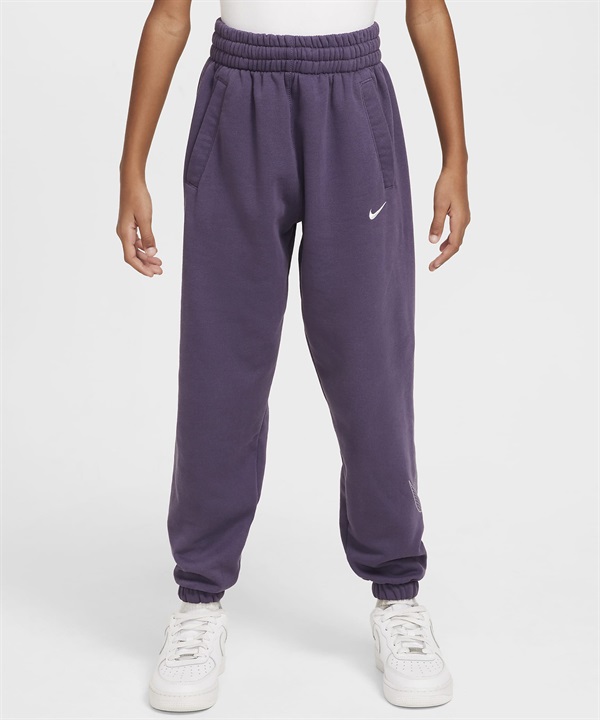 NIKE ナイキ ボトムス キッズ ジュニア ガールズ ルーズ パンツ ロングパンツ スウェット 裏起毛 HF4400-573