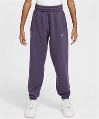 NIKE ナイキ ボトムス キッズ ジュニア ガールズ ルーズ パンツ ロングパンツ スウェット 裏起毛 HF4400-573