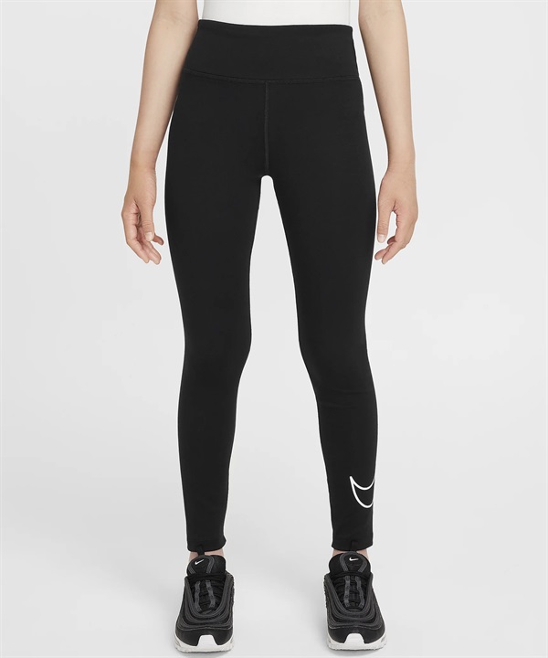 NIKE ナイキ ボトムス キッズ レギンス スウッシュロゴ ストレッチ FZ5586-010