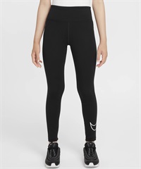 NIKE ナイキ ボトムス キッズ レギンス スウッシュロゴ ストレッチ FZ5586-010