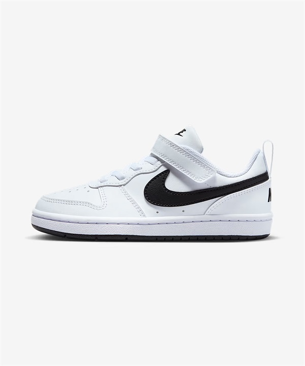 NIKE ナイキ スニーカー キッズ ジュニア 子供 ローカット ベルクロ コート ボロー LOW リクラフト DV5457-104