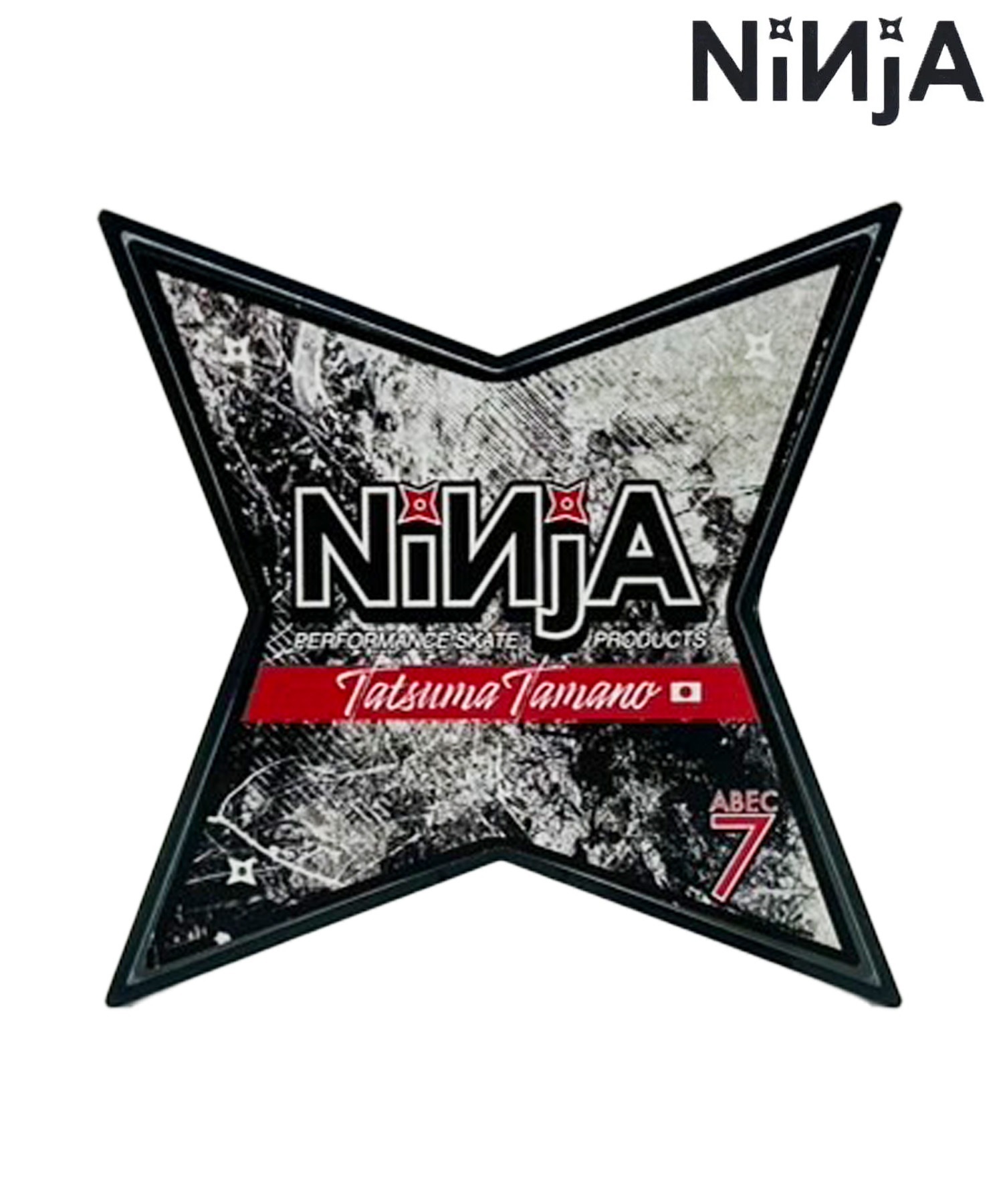NINJA ニンジャ スケートボード パーツ ベアリング TAMANO 2 ムラサキスポーツ(BLK-ONE)