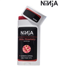NINJA ニンジャ スケートボード ワックス STRAWBERRY BANANA PINEAPPLE ムラサキスポーツ(RED-ONE)