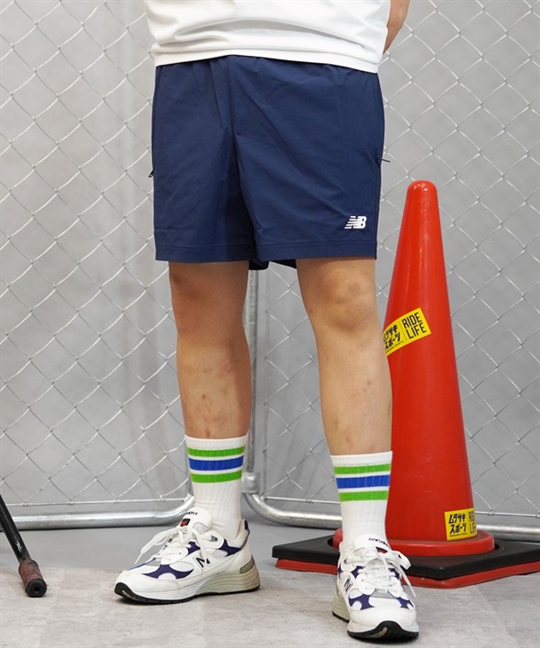 New Balance ニューバランス ハーフパンツ ショートパンツ メンズ ワンポイント ロゴ シンプル MS41517