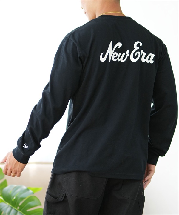 ニューエラ　渋谷シティ　ユニフォーム　長袖　トレーニングウェア NEW ERA ニューエラ 長袖 Tシャツ メンズ ロンT バックプリント 吸水速