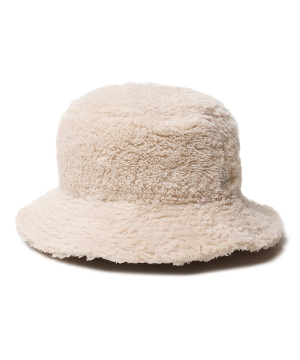NEW ERA ニューエラ ハット 帽子 キッズ Kid's バケット01 Mink Fleee ミンクフリース ライトベージュ 14325271