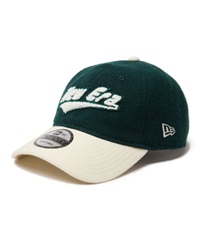 NEW ERA/ニューエラ 9TWENTY Melton メルトン Cheer Logo ダークグリーン オフホワイトバイザー 14307600 キャップ