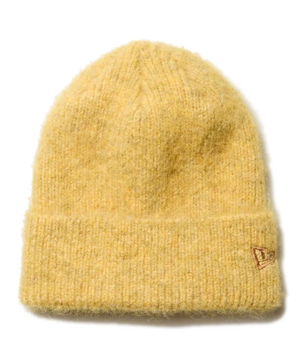 NEW ERA ニューエラ ビーニー ニットキャップ ニット帽 帽子 ベーシック カフニット Fluffy and Soft マスタード 14353280