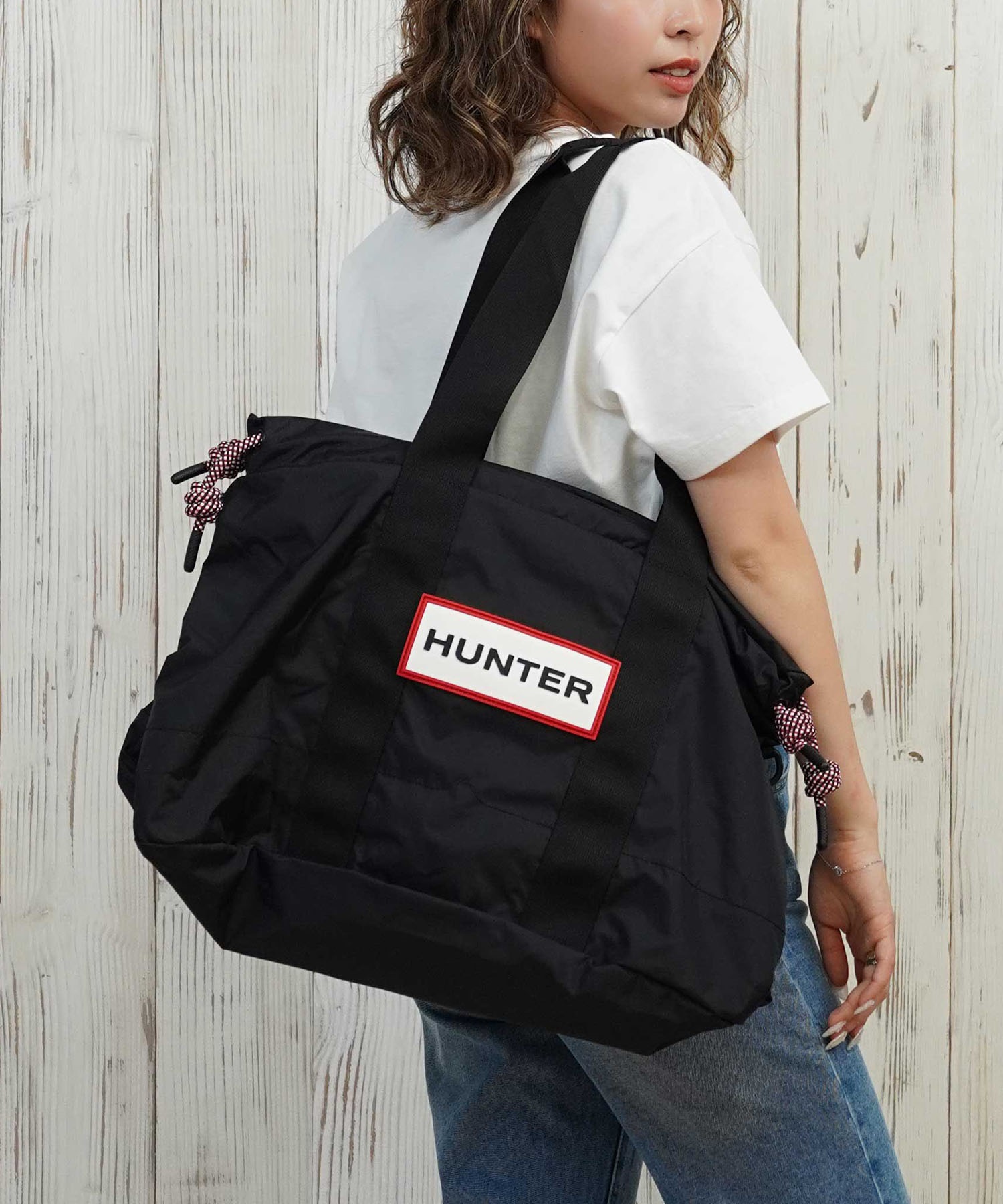HUNTER ハンター ショルダーバッグ 肩掛け トートバッグ 大容量