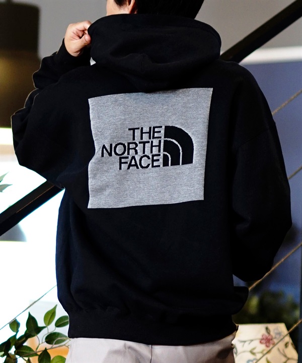THE NORTH FACE ザ・ノース・フェイス パーカー プルオーバー メンズ バックプリント ジャガードバックスクエアロゴフーディ NT62437