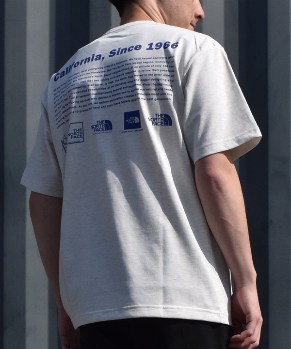 THE NORTH FACE ザ・ノース・フェイス 半袖 Tシャツ メンズ バックプリント 速乾 ショートスリーブヒストリカルロゴティー NT32407