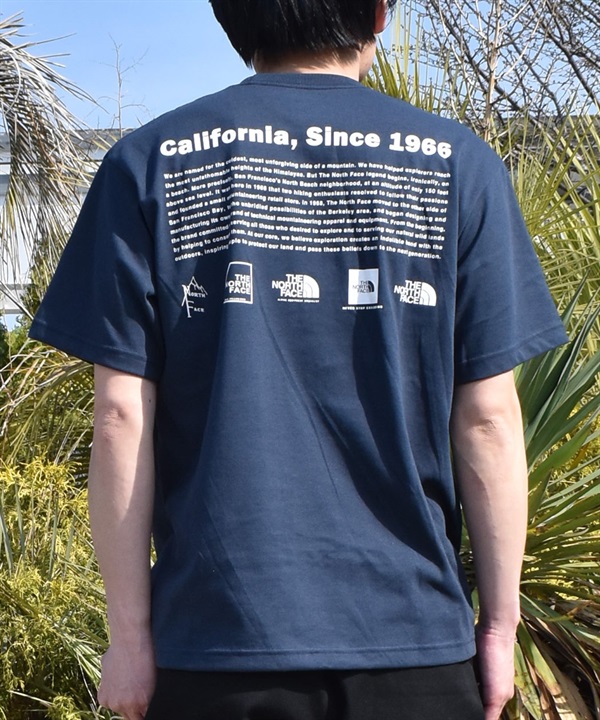 THE NORTH FACE ザ・ノース・フェイス 半袖 Tシャツ メンズ バックプリント 速乾 ショートスリーブヒストリカルロゴティー NT32407