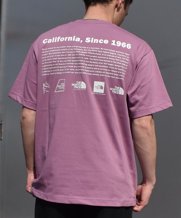 THE NORTH FACE ザ・ノース・フェイス 半袖 Tシャツ メンズ バックプリント 速乾 ショートスリーブヒストリカルロゴティー NT32407