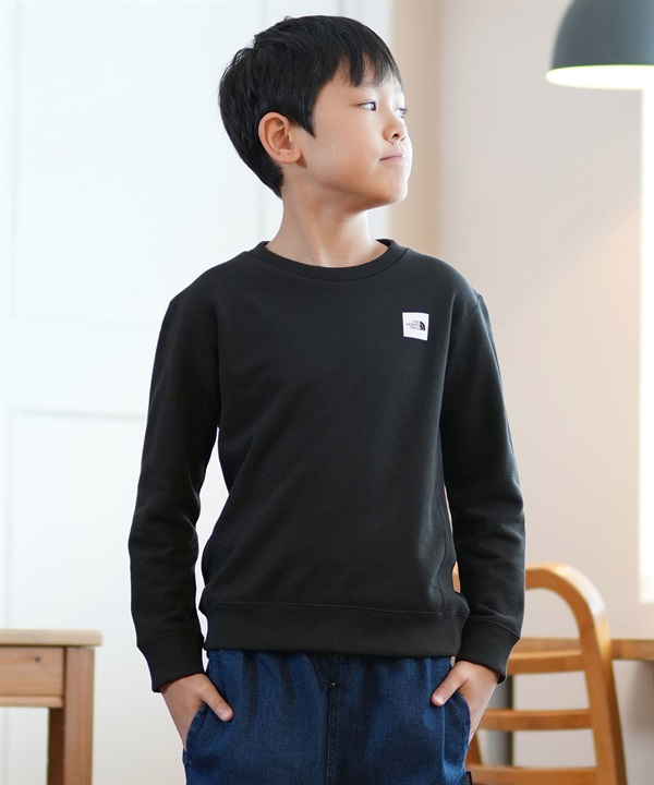 THE NORTH FACE ザ・ノース・フェイス スウェット キッズ スモールボックスロゴクルー NTJ62431