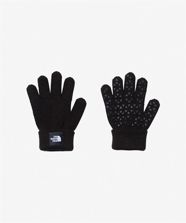 THE NORTH FACE ザ・ノース・フェイス 手袋 キッズ アウトドア 滑り止め付 KNIT GLOVE ニットグローブ NNJ62200