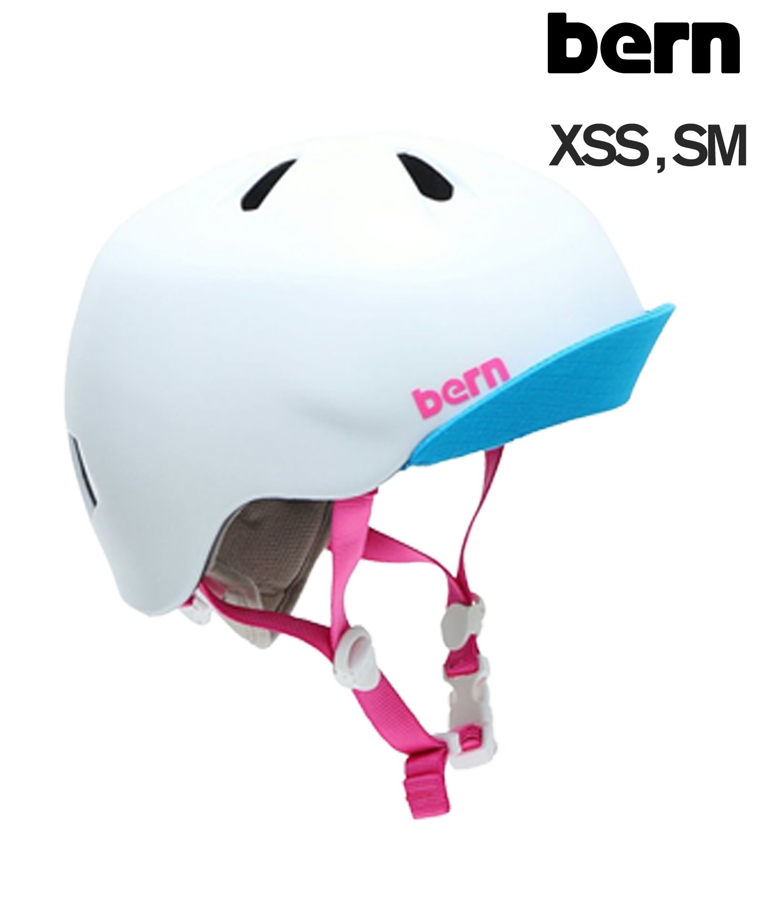 BERN バーン ヘルメットキッズ NINA キッズ スケートボード｜ムラサキ