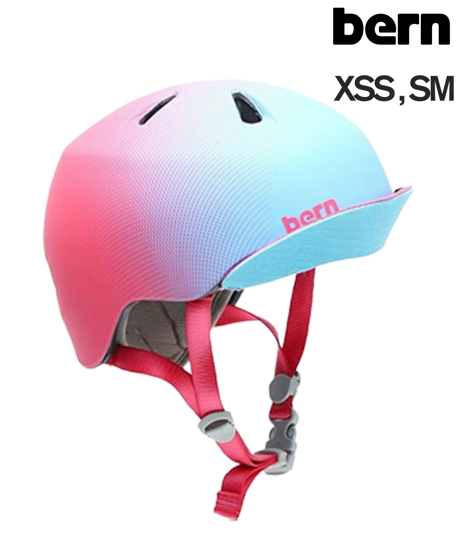 BERN バーン ヘルメットキッズ NINA ムラサキスポーツ キッズ スケート