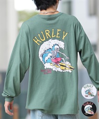 Hurley ハーレー 長袖 Tシャツ メンズ ロンT ヘビーウェイト バックプリント MCLS242026(SGE-M)