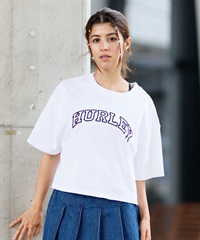 Hurley ハーレー 半袖 Tシャツ レディース ロゴ クロップド丈 ショート丈 ARC LOGO CROP TEE WSS2421021