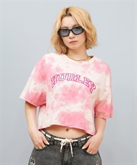 Hurley ハーレー 半袖 Tシャツ レディース ロゴ クロップド丈 ショート丈 ARC LOGO CROP TEE WSS2421021