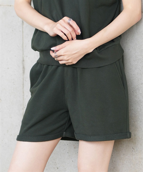 Hurley ハーレー ハーフパンツ ショートパンツ レディース スウェット生地 ワンポイント ロゴ TERRY ICON SHORTS WWS2421018