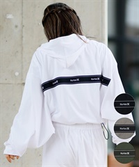Hurley ハーレー ラッシュガード レディース パーカー ジップアップ クロップド丈 水陸両用 UVカット セットアップ対応 WFF2320034