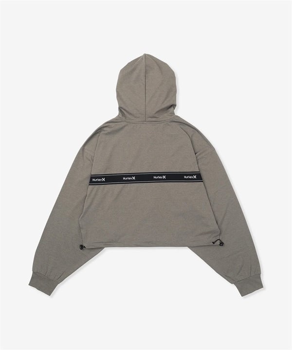 Hurley ハーレー ラッシュガード レディース パーカー ジップアップ クロップド丈 水陸両用 UVカット セットアップ対応 WFF2320034