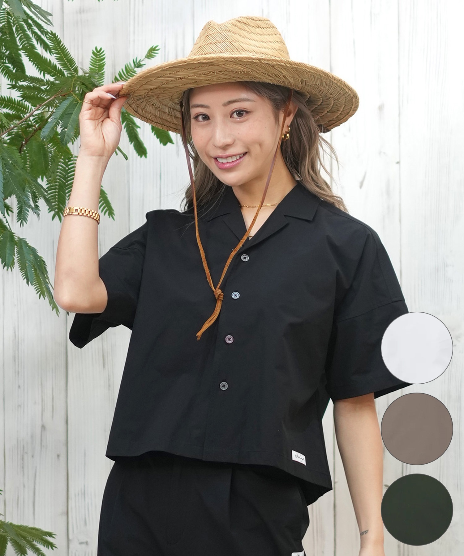 Hurley ハーレー 水着 レディース ラッシュガード 半袖 シャツ 水陸