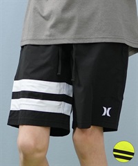 Hurley ハーレー 水着 海パン トランクス サーフパンツ キッズ ジュニア 子供 ロゴ シンプル BBS2200001(BLK1-130cm)
