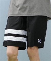 Hurley ハーレー 水着 海パン トランクス サーフパンツ キッズ ジュニア 子供 ロゴ シンプル BBS2200001(BLK1-130cm)