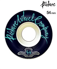 PICTURE WHEELS ピクチャーウィール スケートボード ウィール 52~56mm 99a POP ムラサキスポーツ(TEAL-54)