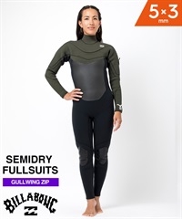 BILLABONG ビラボン AIRLITE 4D SUPER SEMIDRY2 スーパーセミドライ2 5×3mm BE018-621 レディース ウェットスーツ セミドライ ムラサキスポーツ限定