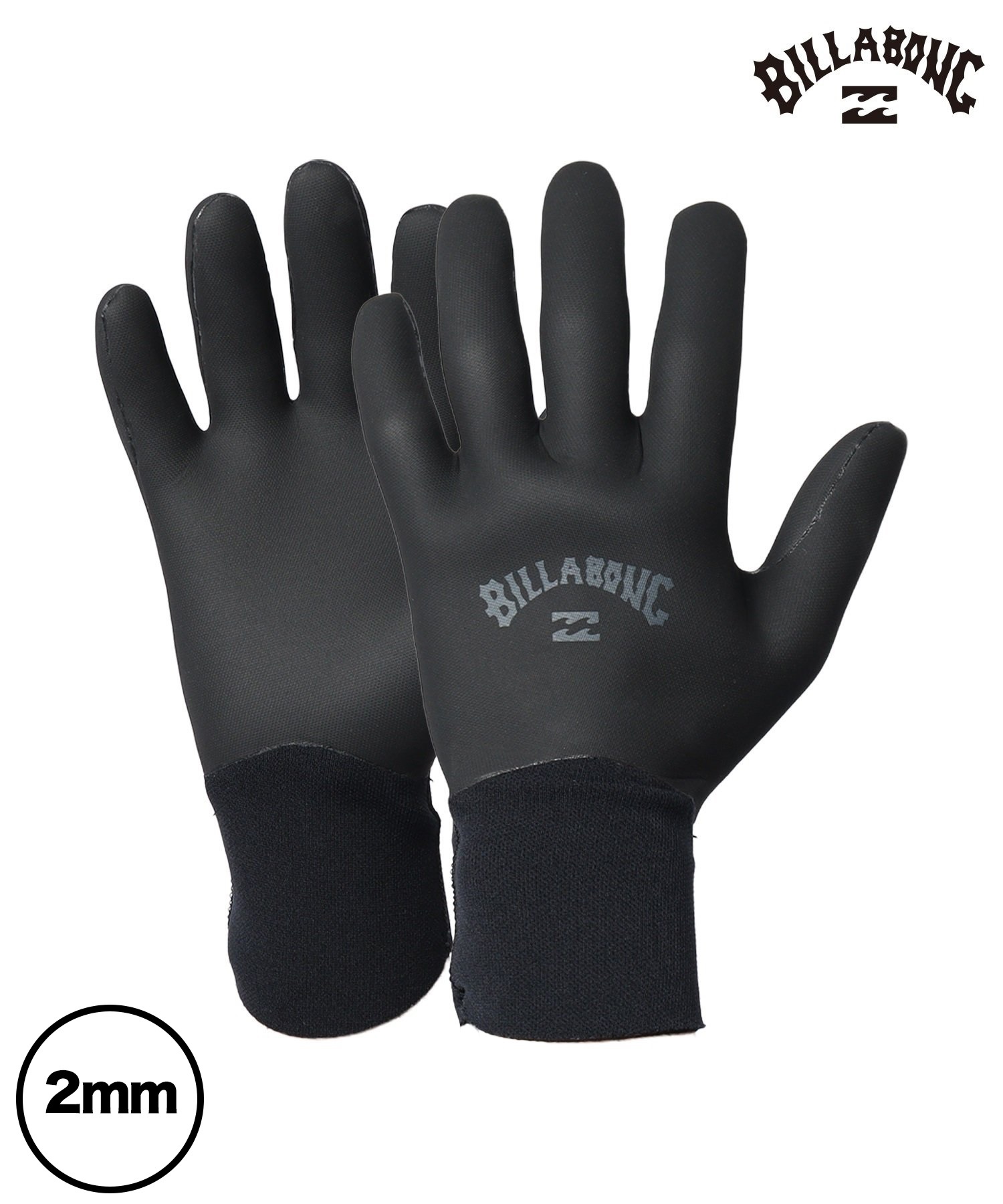BILLABONG ビラボン ABSOLUTE GLOVE 2mm BE018-902 サーフィン サーフグローブ 冬用 ムラサキスポーツ(BLK-XS)
