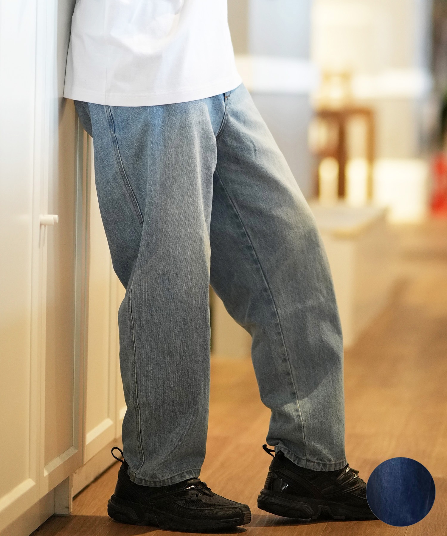 BILLABONG ビラボン ロングパンツ デニム メンズ 洗い加工 LAYBACKS