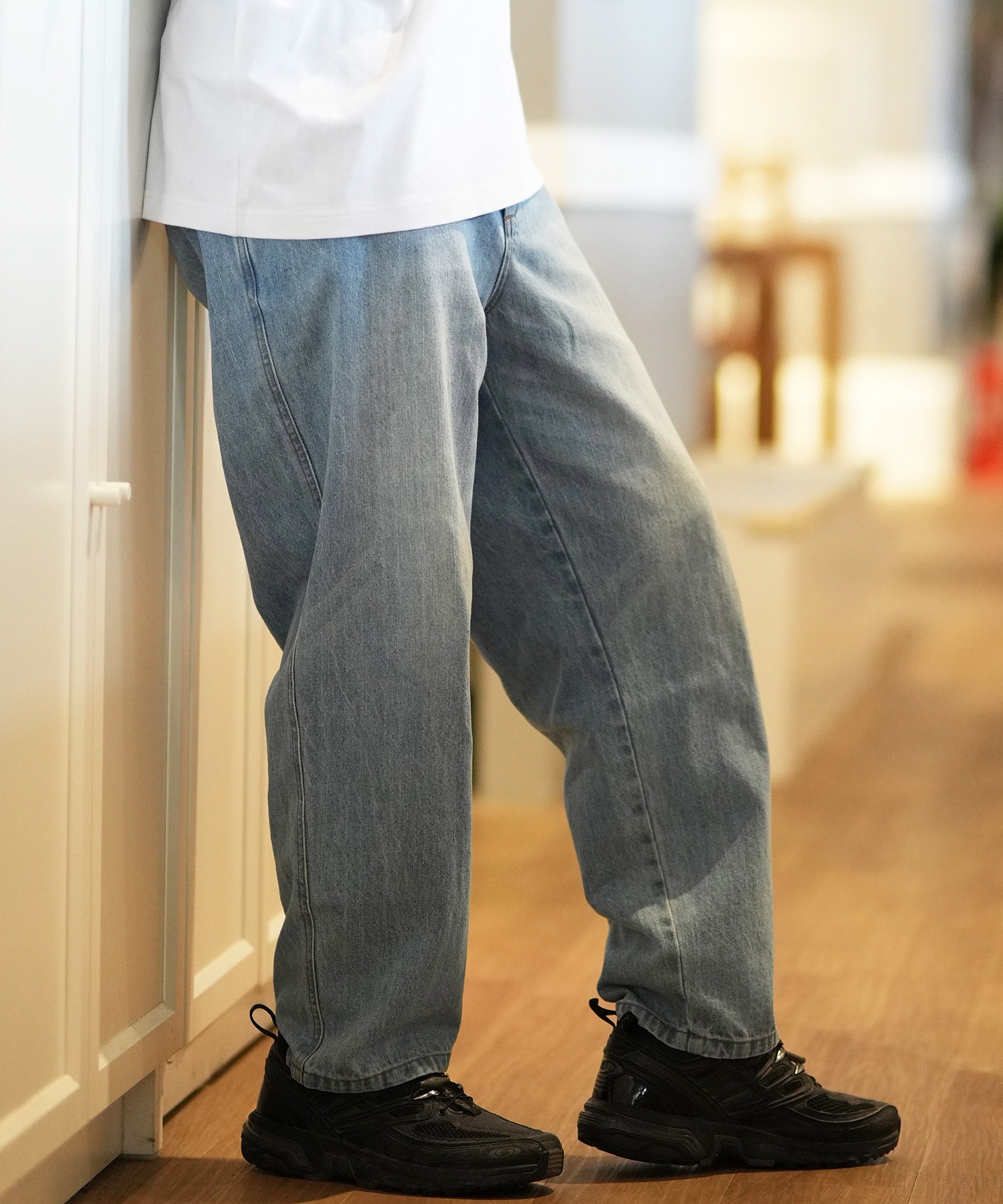 BILLABONG ビラボン ロングパンツ デニム メンズ 洗い加工 LAYBACKS