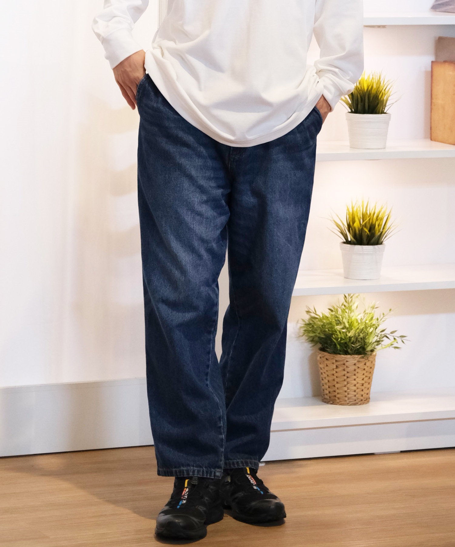 BILLABONG ビラボン ロングパンツ デニム メンズ 洗い加工 LAYBACKS