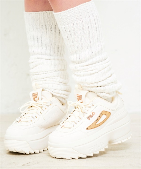 FILA フィラ スニーカー レディース Disruptor2 Wedge Premium ディスラプター2 ウェッジ プレミアム 厚底 WSS23044-929 ムラサキスポーツ限定