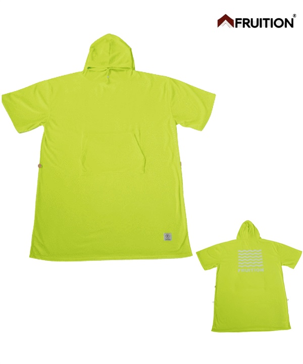FRUITION フリューション NEON PONCHO ポンチョ サーフィン サーフアクセサリー サウナ ムラサキスポーツ
