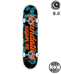 FOUNDATION ファンデーション スケートボード コンプリート 8.0inch 3D ORANGE ムラサキスポーツ(ONE-8inch)