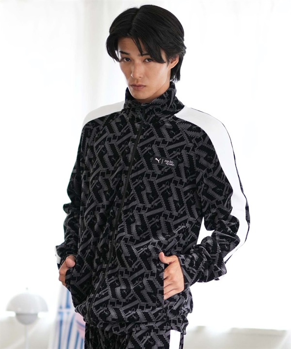 LUPO DI MARE :PUMAオリジナルコラボ/黒 ロングダウンジャケット LUPO DI MARE :PUMAオリジナルコラボ/黒 ロングダウンジャケット N