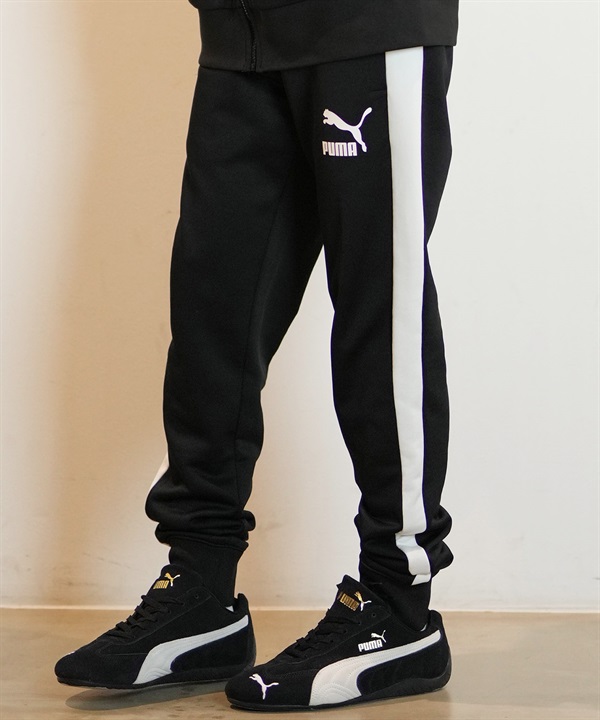 まとめ買いでお得 ジップアップ T7 PUMA ジャージ ブラック/ホワイト セットアップ ウォーキング・ランニングウェア