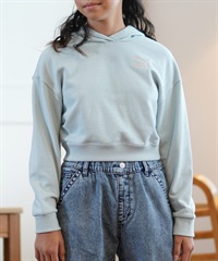 PUMA プーマ パーカー プルオーバー キッズ スウェット フーディー ワンポイント ロゴ ショート丈 624454