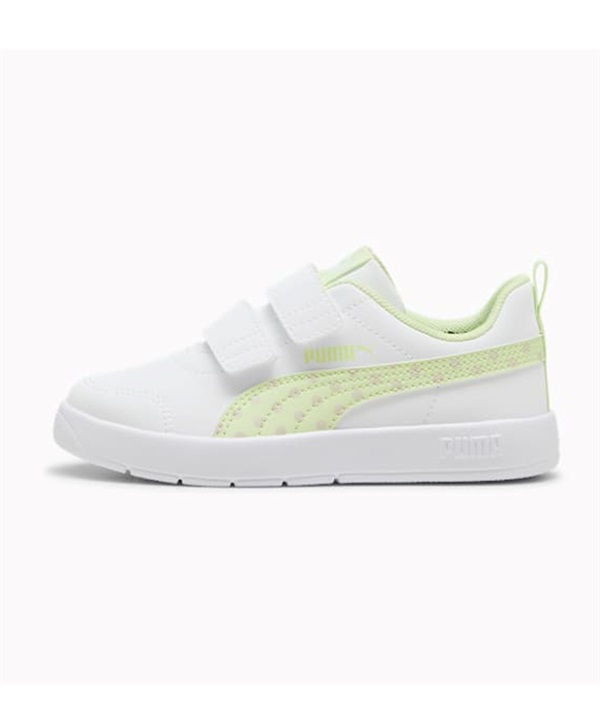 PUMA プーマ シューズ キッズ スニーカー コート系 ベルクロ コートフレックス V3 DOTTY V PS 17.0～21.0cm 398758