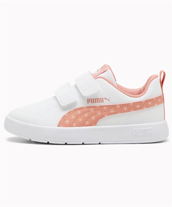PUMA プーマ シューズ キッズ スニーカー コート系 ベルクロ コートフレックス V3 DOTTY V PS 17.0～21.0cm 398758
