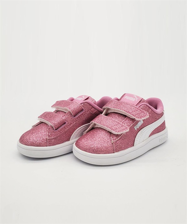 PUMA プーマ スニーカー キッズ キラキラ スマッシュ 3.0 グリッツグラム V インファント 12.0～16.0cm 394688