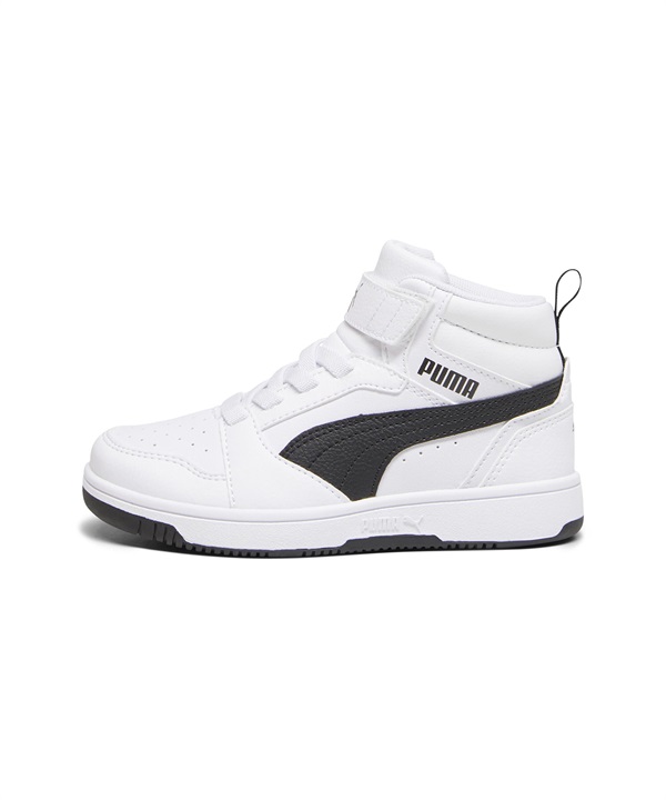 PUMA プーマ スニーカー キッズ ジュニア ハイカット リバウンド V6 ミッド AC+ インファン 17.0cm～21.0cm 393832