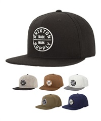 BRIXTON ブリクストン キャップ 帽子 フラットバイザー OATH III SNAPBACK 10777(WHNWB-FREE)
