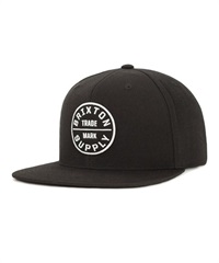 BRIXTON ブリクストン キャップ 帽子 フラットバイザー OATH III SNAPBACK 10777(BLACK-FREE)